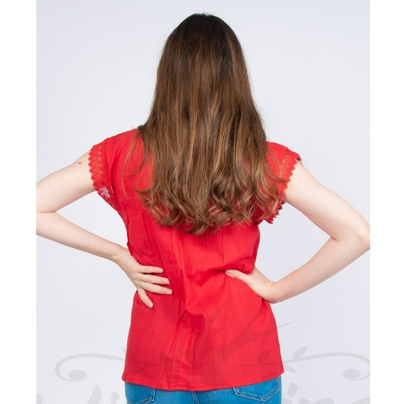 Yaritza Mexican Red Top - Picture 2 of 9